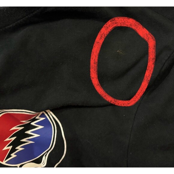 Grateful Dead Mens L Black Long Sleeve T-Shirt Dancing Bears Hippie Jerry Garcia - Picture 4 of 5